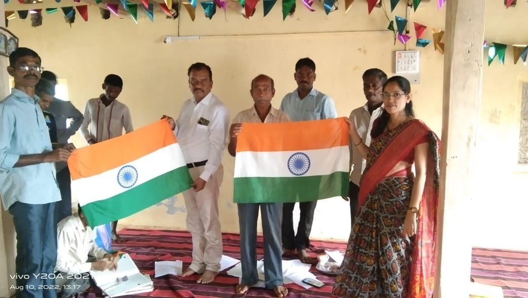 Har Ghar Tiranga Celebration at Gram Panchayat Office