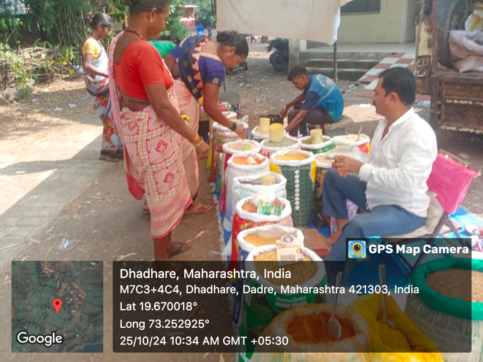 Weekly Farmers Market for Local Produce in Shele Dadhare
